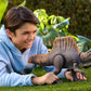 Mattel Jurassic World Rebirth Dinosaur Toy, Tail Thrasher Spinosaurus Action Figure with 2 Attack Moves, Movie-Accurate & Posable, Digital Play