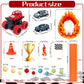 30PCS Truck Cake Decorations Truck Cake Toppers Red Blue Yellow Green Balls Race Car Cake Toppers for Truck Themed Racing Car Party Decorations