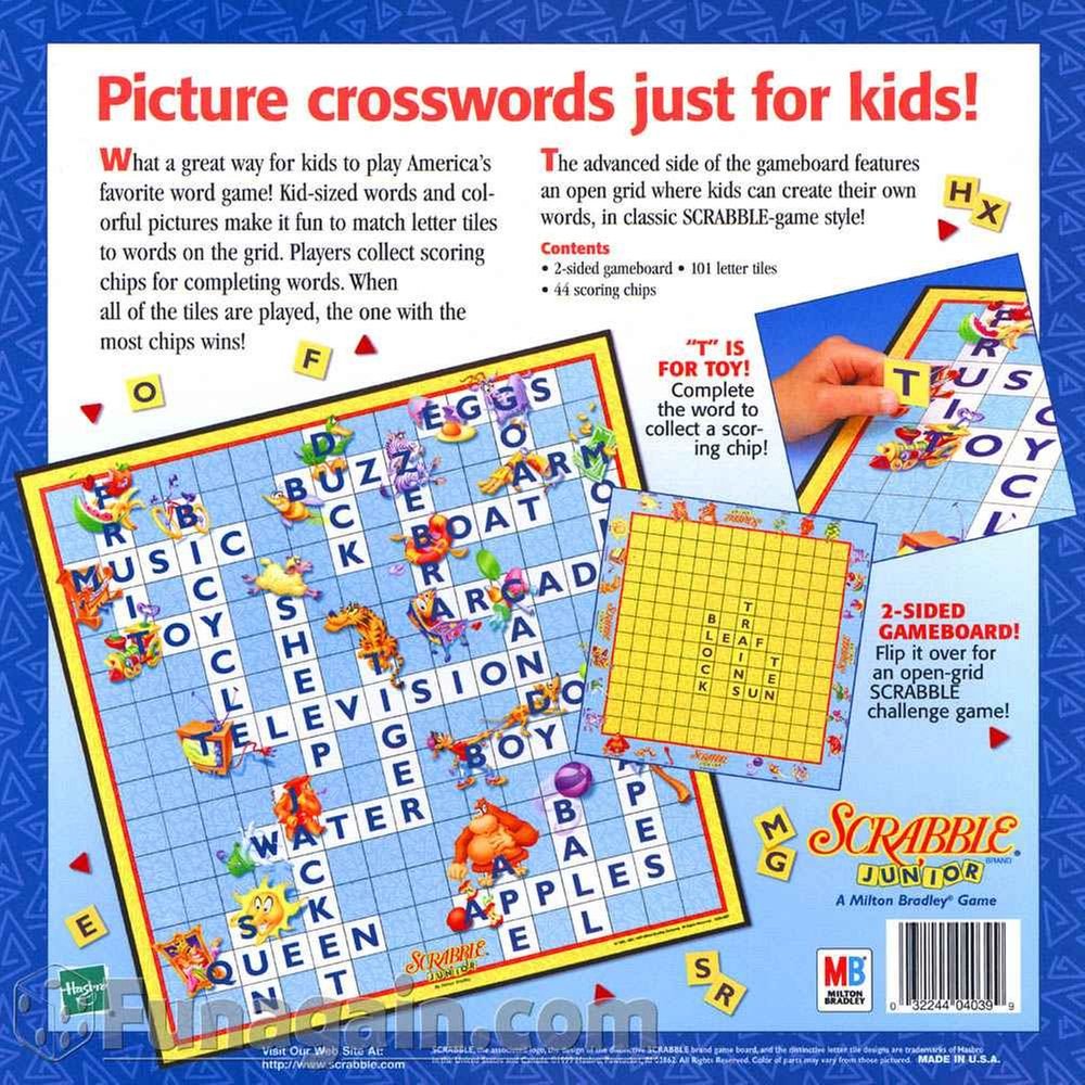 Scrabble Junior: Your Child's First Crossword Game! (1999 Vintage)