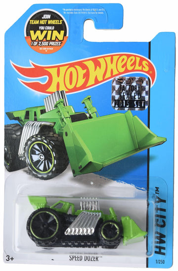 Hot Wheels Speed Dozer, HW City 1/250 [Green]
