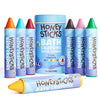 Honeysticks Super Jumbo Bath Crayons Non Toxic (7 Pack) for Toddlers 1-3 and Kids 4-8, Natural Beeswax Crayons, Food-Grade Colors, Fragrance Free, Non