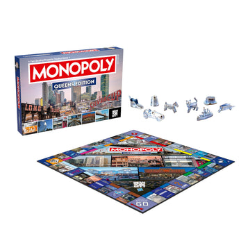 Monopoly Board Game Queens NY Edition : 2-6 Players Family Board Games for Kids and Adults, Board Games for Kids 8 and up, for Kids and Adults, Ideal