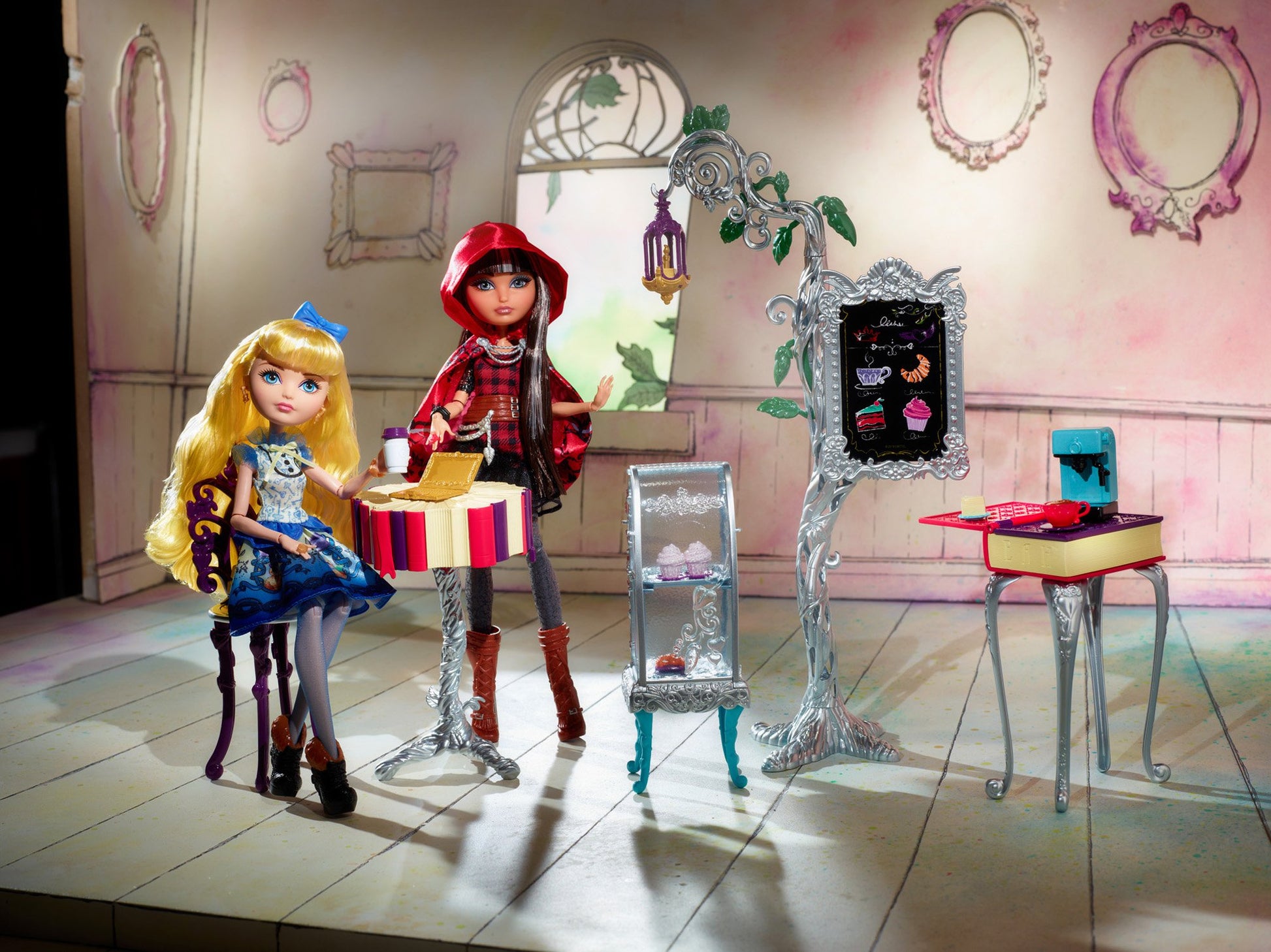 Mattel Ever After High Book End Hangout Beanstalk Bakery Playset