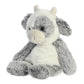 Aurora® Snuggly Sweet & Softer™ Cow Stuffed Animal - Comforting Companion - Imaginative Play - White 6.5 Inches