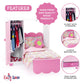 Emily Rose 18" Doll Furniture Murphy Bed & Closet Set w/Hangers & Storage
