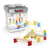 Guidecraft Texo 100 Piece Set - 3D Geometric Designs Educational Interlocking Shapes- Architectural Building-Bricks STEM Toys for Kids
