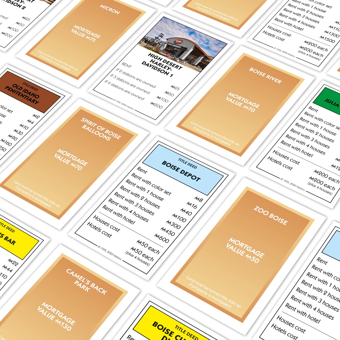 Monopoly Board Game Boise Edition: 2-6 Players Family Board Games for Kids and Adults, Board Games for Kids 8 and up, for Kids and Adults, Ideal