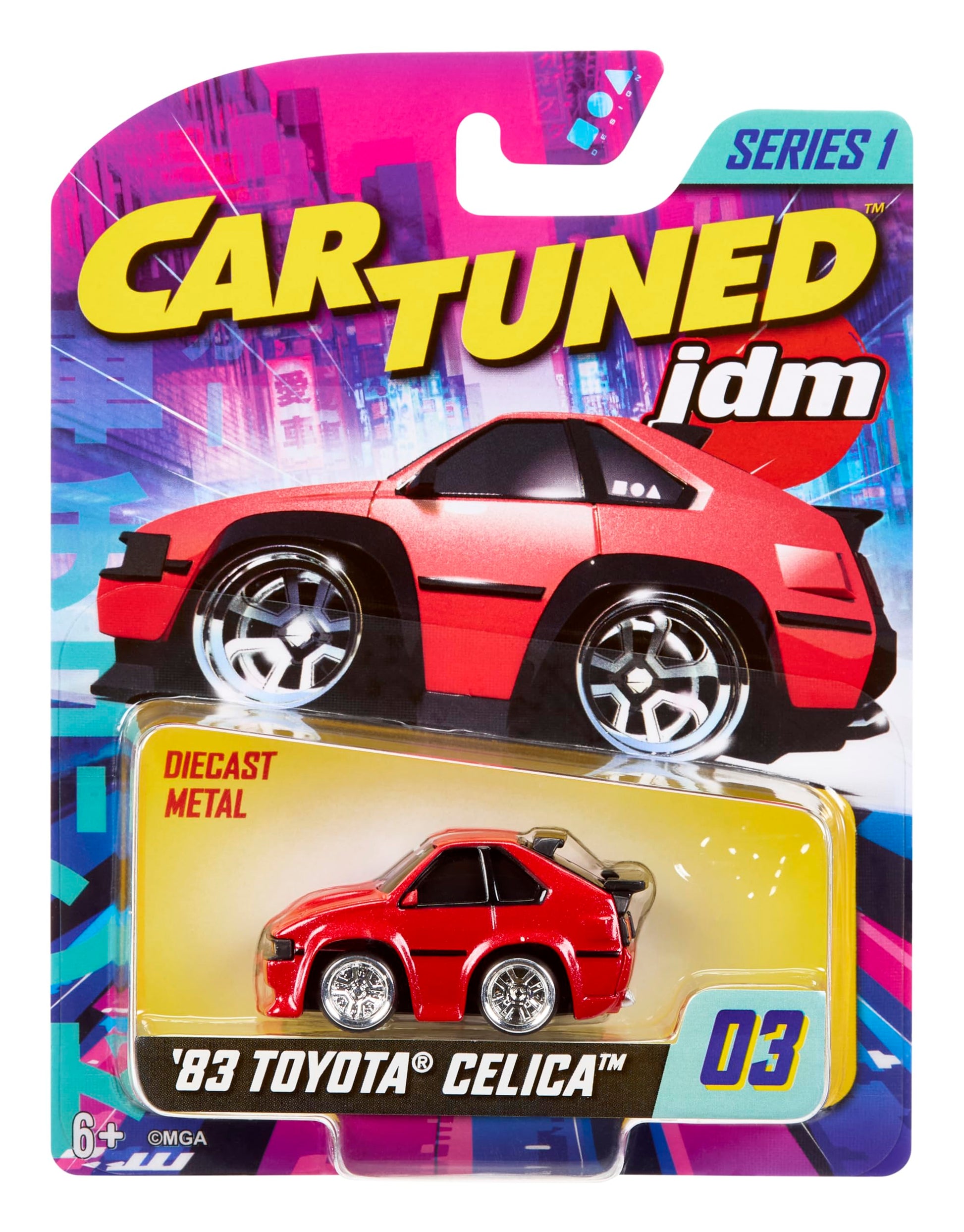 MGA Entertainment CarTuned JDM Tuners Series 1-1983 Toyota Celica Supra