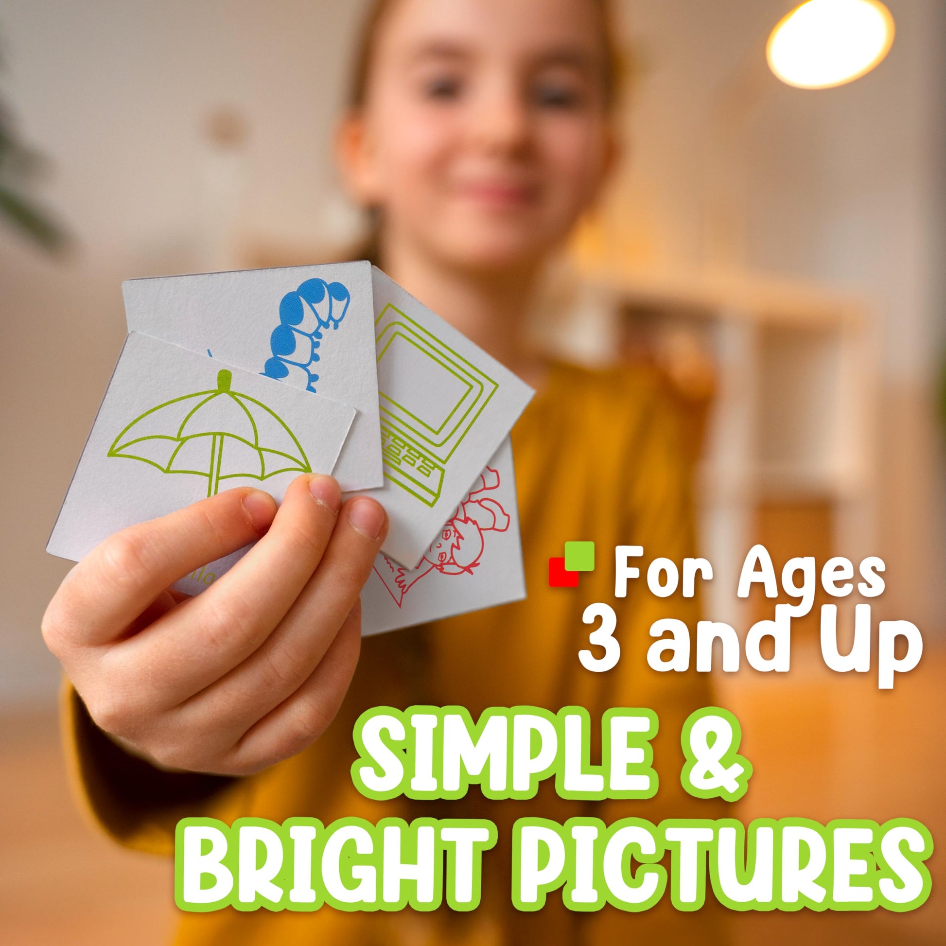 Briarpatch, Kids on Stage Charades for Kids Travel Card Game, Early Preschool Learning for Toddlers, Kindergarten and 1st Grade