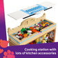 LEGO Friends Restaurant and Cooking School Toy Building Set - Restaurant Pretend Play Set for Kids, Girls and Boys, Ages 8+ - with 4 Minidolls, Cat