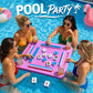 Floating Mahjong Tiles Set for Pool - 160 American Mahjong Tiles, Waterproof EVA Foam, Floats in Water, 4 Dice, 4 Rule Cards & Bag | Summer Pool
