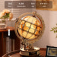 ROBOTIME 3D Wooden Puzzle for Adults - Luminous Globe with Automatic Rotation, ST003 - Wooden 3D Puzzles Building Kit with LED Light - Globe Model