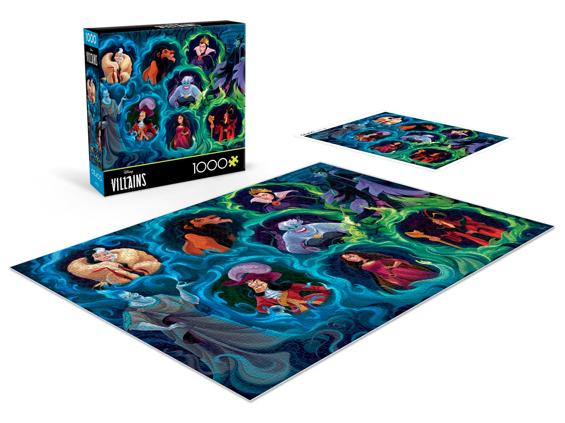 Ceaco - Disney - Villains - 1000 Piece Jigsaw Puzzle for Adults - Challenging Puzzle Perfect for Game Nights - Finished Size is 26.5 x 19