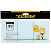 TitanShield (150 Sleeve/Clear) Small Japanese Sized Trading Card Sleeves Deck Protector for Yu-Gi-Oh, Cardfight!! Vanguard & Photocards