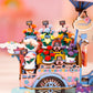 Hands Craft Hello Kitty And Friends Flower Cart 3D Wooden Puzzle Kit | DIY Floral Model | Arts & Crafts for Adults & Kids | Creative Hobby Kits |