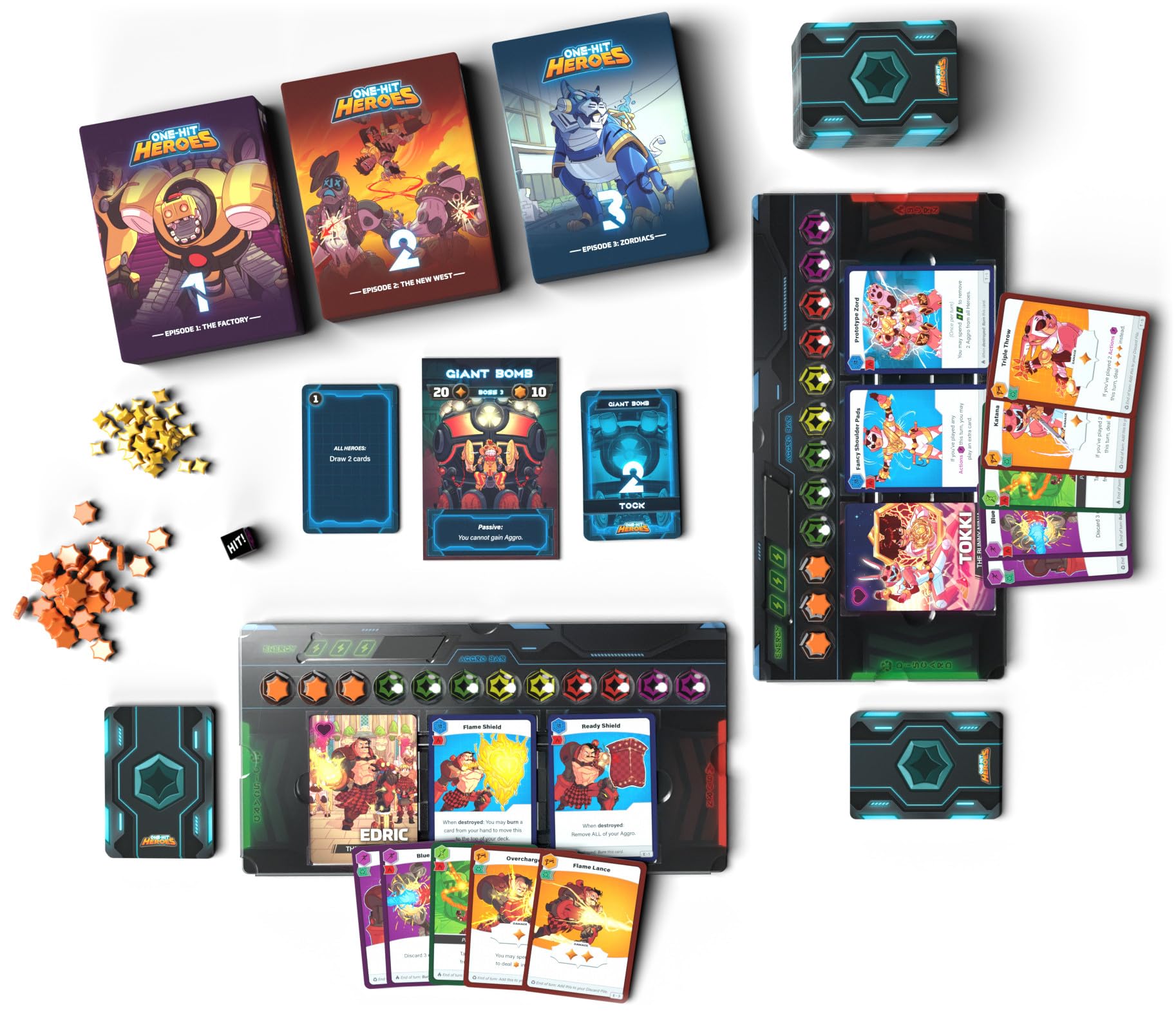 Wiggles 3D One-Hit Heroes Limited Edition | from The Makers of 5-Minute Dungeon | Big Box Edition | Cooperative Boss Battle Card Game | Deck-Building
