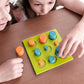Gobblers on the Go! Portable Wooden Tic-Tac-Toe Board Game, 2 Players, Ages 5+