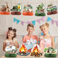 9 PCS Camping Honeycomb Centerpieces with Fake Campfire, Camping Table Decorations, Camping Decorations, Camping Themed Party Decorations, Camping