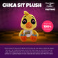 Youtooz FNAF Chica Sitting 9" Inch Plushie, Collectible Chica Sitting from Five Nights at Freddy's FNAF Plush Collection