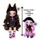 Na Na Na Surprise Teens Fashion Doll - Rebel Dare, 11" Soft Fabric Doll, Dog Inspired