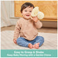 GUND Baby Sustainable Duckling Ring Rattle, Stuffed Animal Plush Made from 100% Recycled Plush Materials, Wooden Rattle for Babies and Newborns,