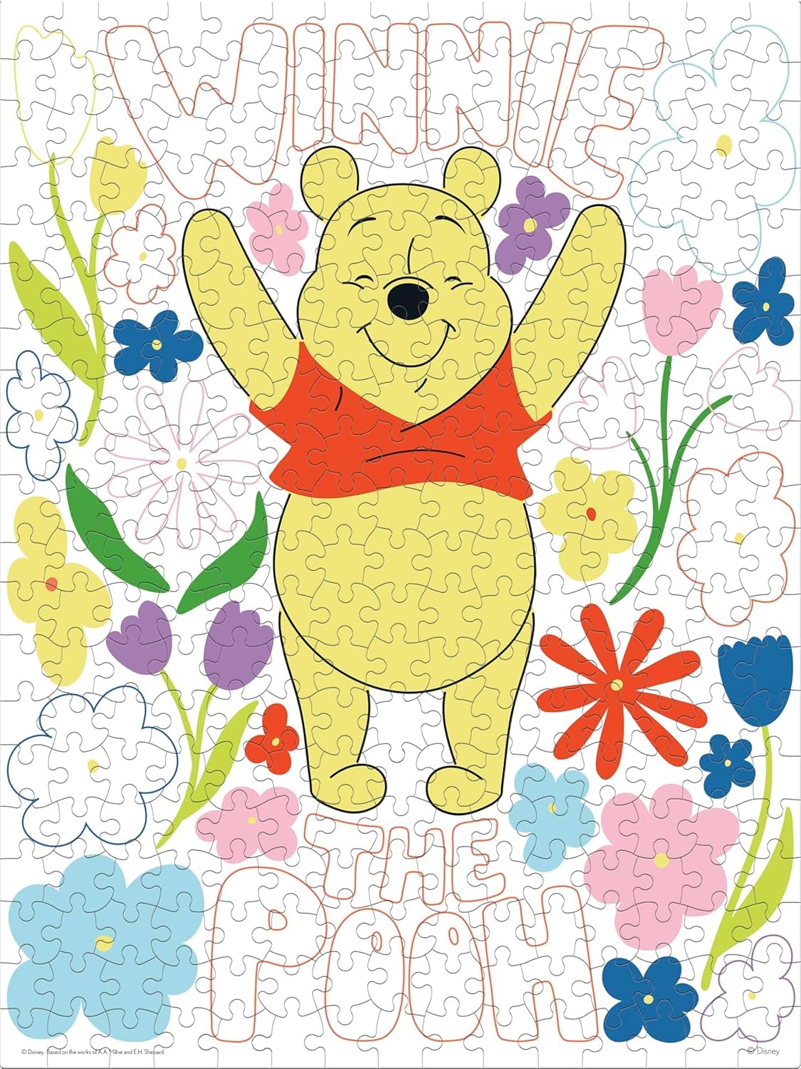 Ceaco - Disney Cozy Winnie The Pooh - 300 Large Piece Puzzle for Adults