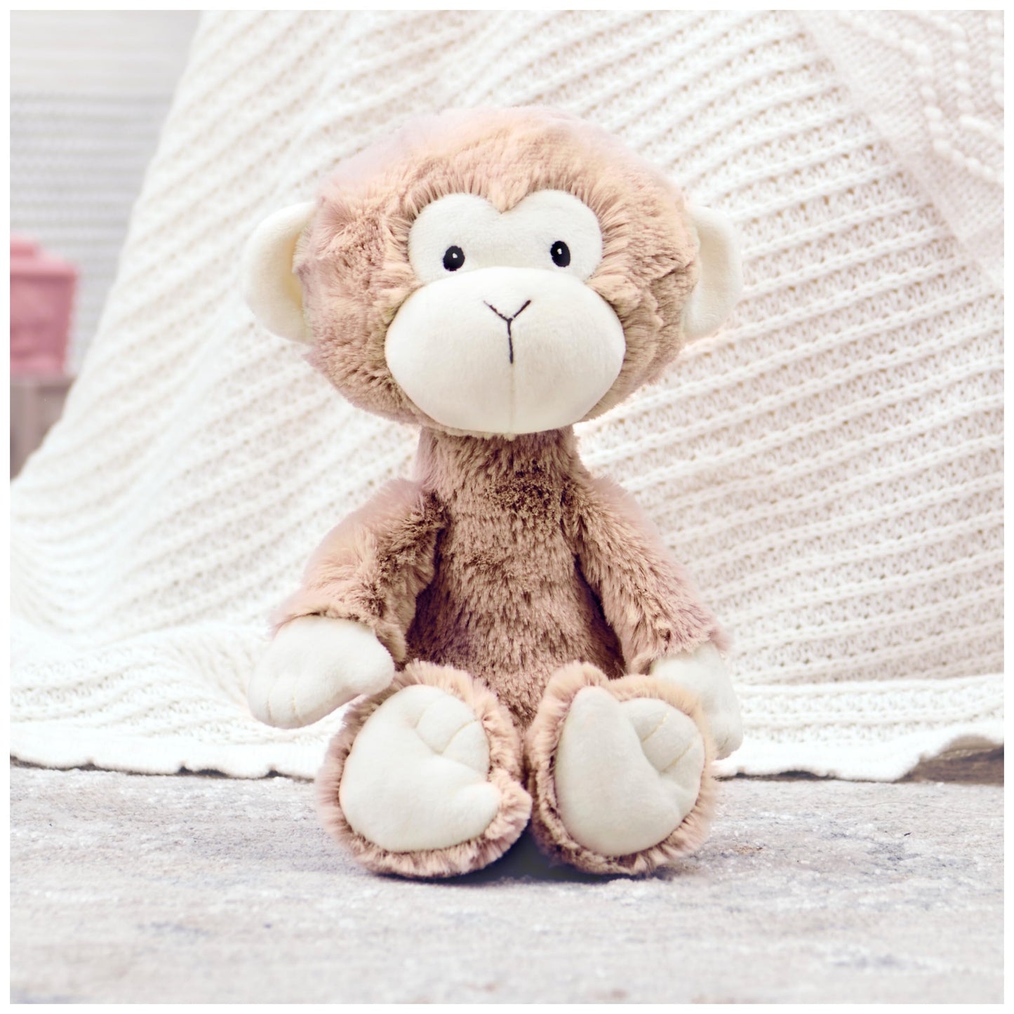 GUND Baby Lil’ Luvs Collection Micah Monkey 12" Stuffed Animal for Ages 0+