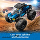 LEGO City Blue Monster Truck Off-Road Toy Playset with a Driver Minifigure, Imaginative Toys for Kids, Fun Gift for Boys and Girls Aged 5 Plus, Mini