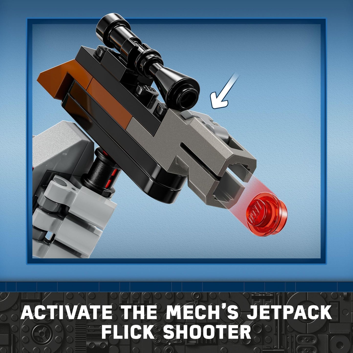 LEGO Star Wars Boba Fett Mech Buildable Star Wars Action Figure, Posable Mech Inspired by The Iconic Star Wars Bounty Hunter, Features a Buildable