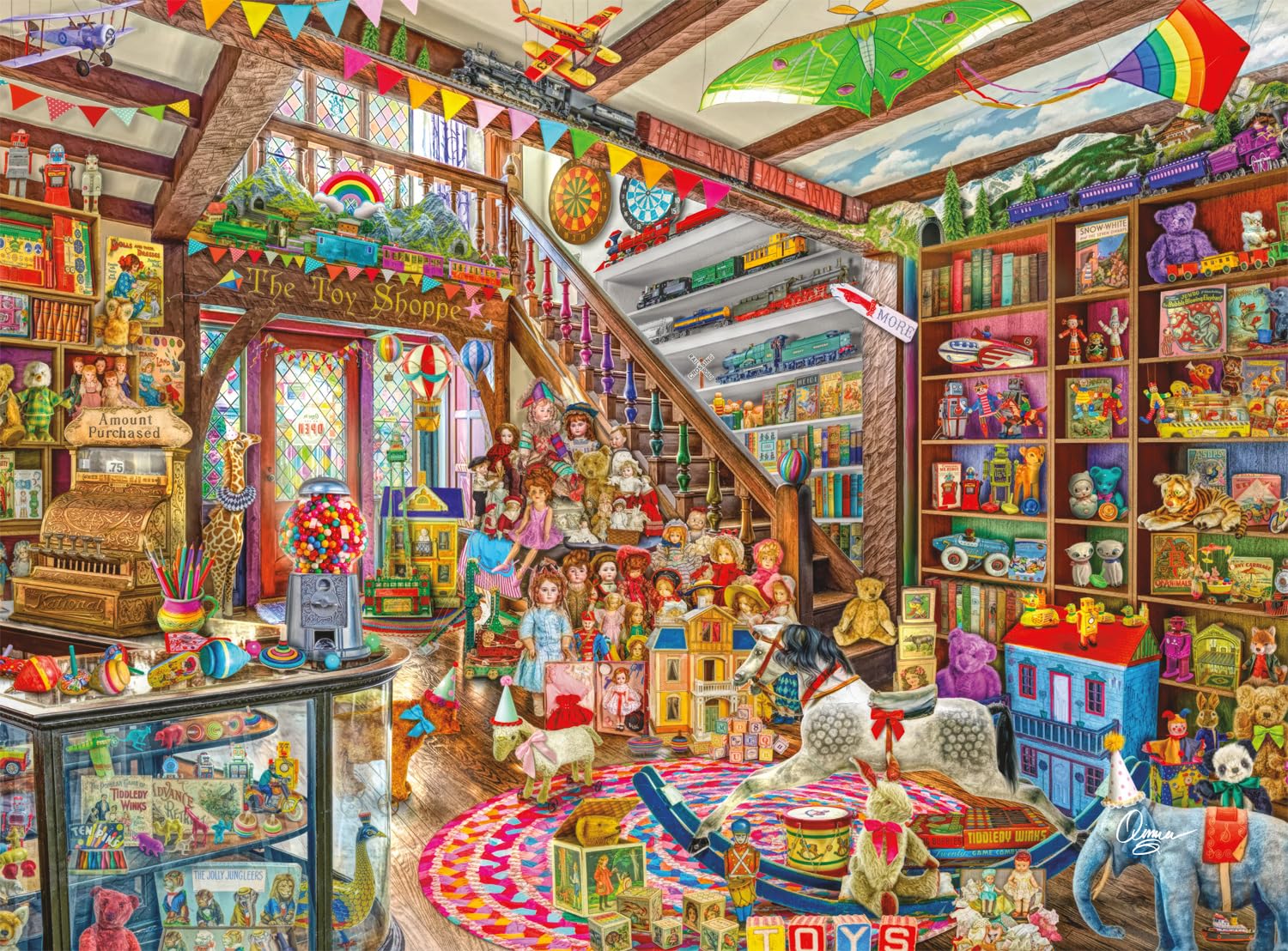 Buffalo Games - Aimee Stewart Toy Shoppe - 1000 Piece Puzzle for Adults