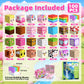 100PCS Magnetic Blocks, Magnetic Building Cube Set for Kids Ages 3+, Constructions STEM Stacking Tiles Toy Building Birthday Gifts for Girls