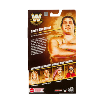 Mattel WWE André Le Géant Elite Legend Collection Articulated Figure, Interchangeable Hands & Accessories, Truefx Technology, 25 Joints, Collectable