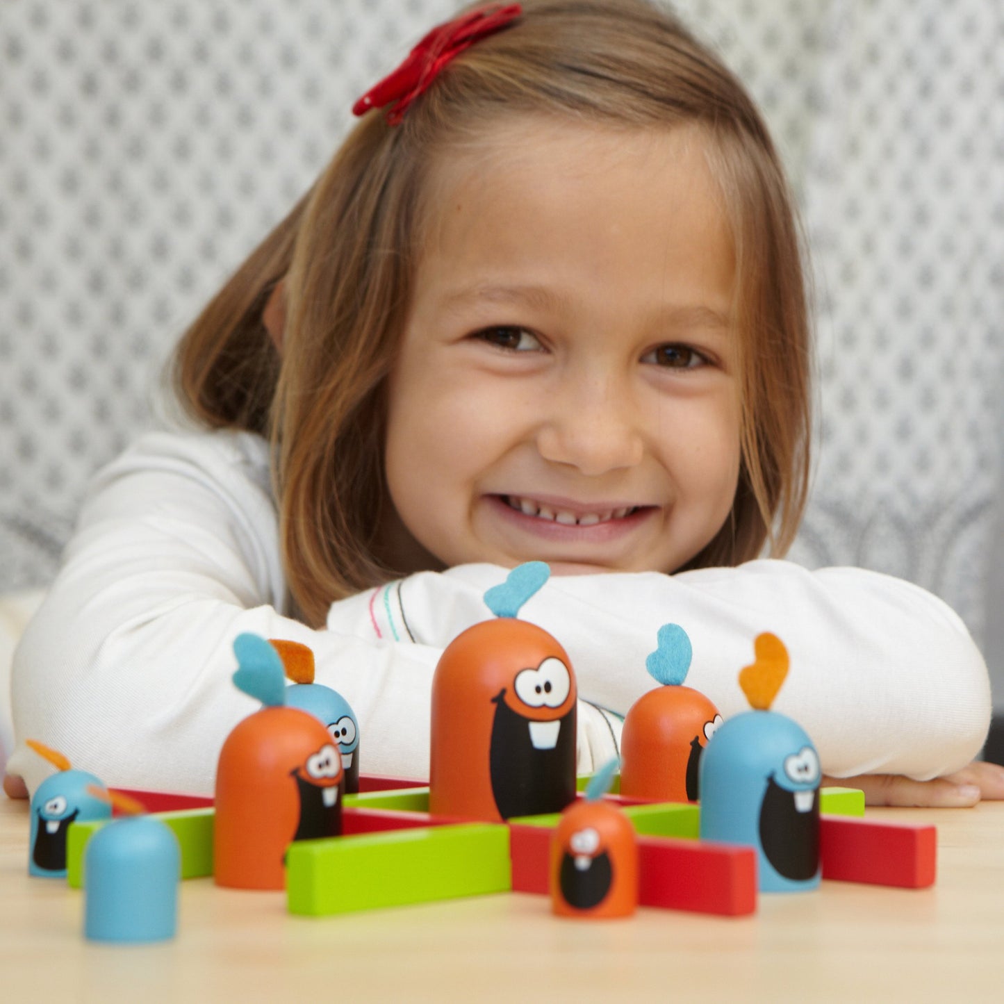 Gobblet Gobblers Fun Strategy Board Game - Award Winning Kids and Family Friendly Educational Board Game by Blue Orange Games- THE ORIGINAL GAME, All