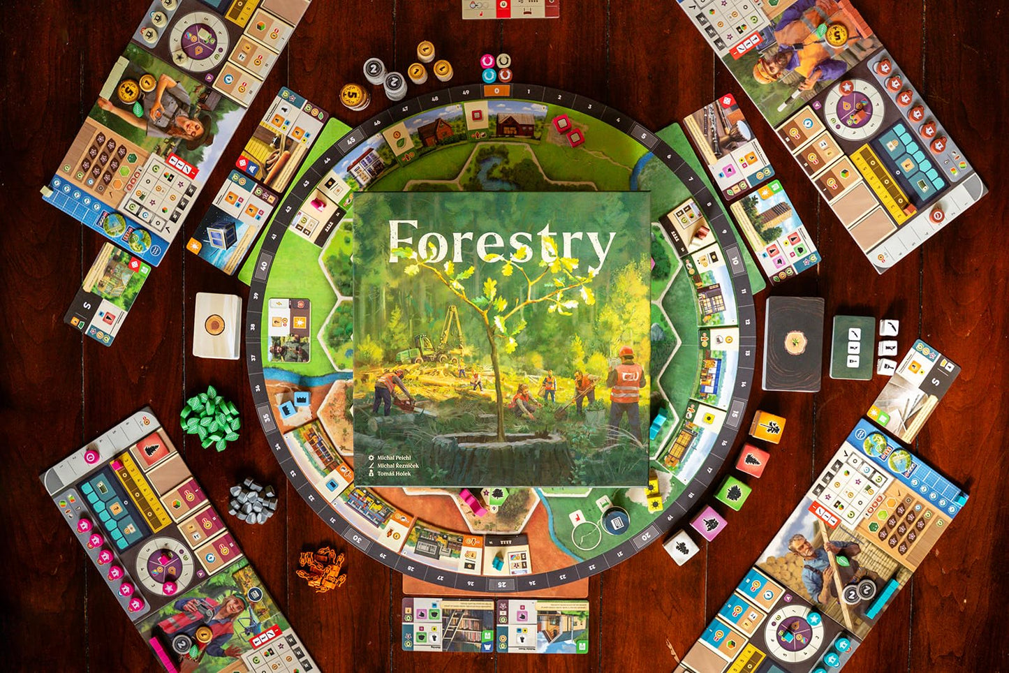 Capstone Games Forestry Strategy Board Game for 1-4 Players Ages 14+