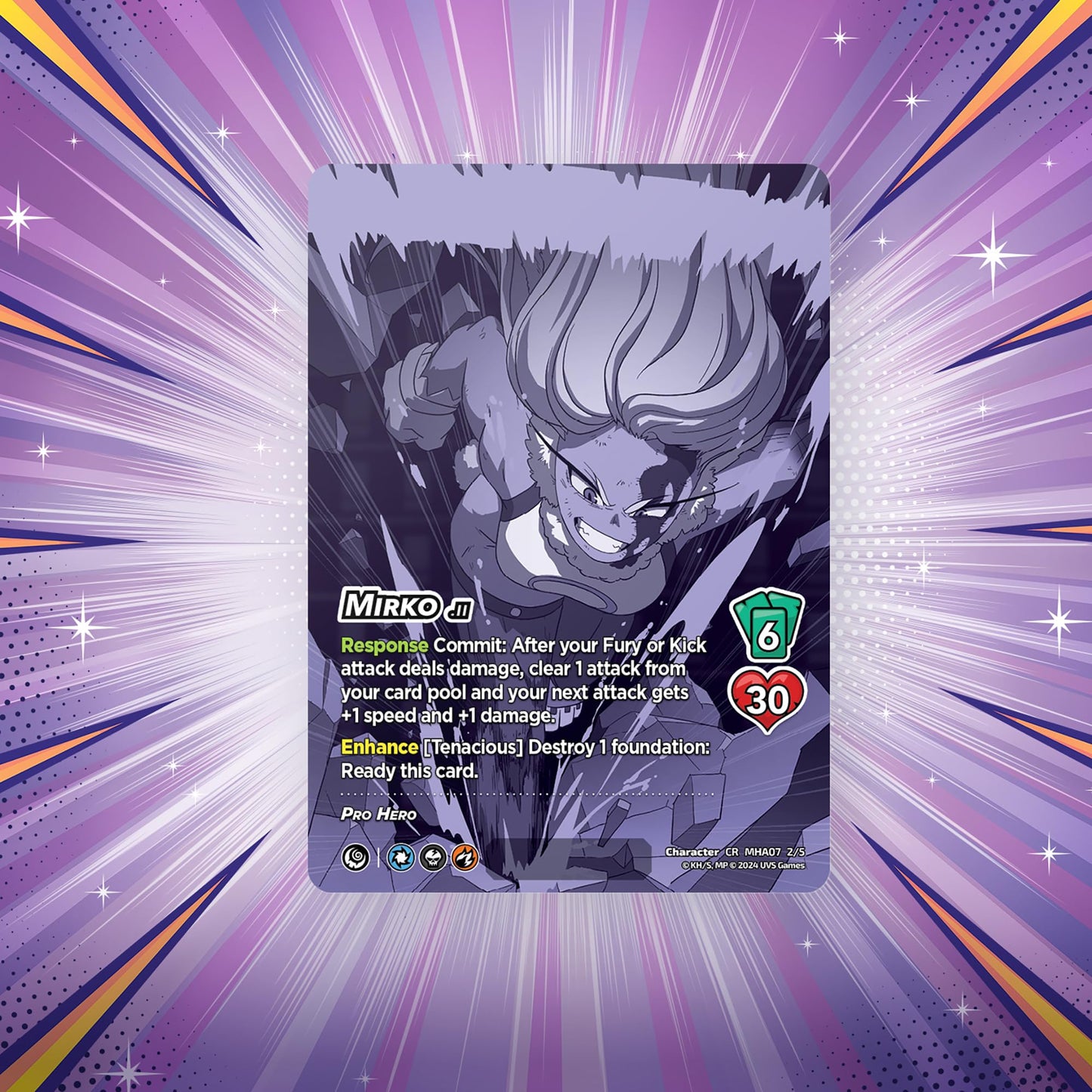 UniVersus My Hero Academia: Girl Power Booster - 11 Card Hanging Pack, Deck-Building Card Game, Powerful Female Characters, Includes Foil Card
