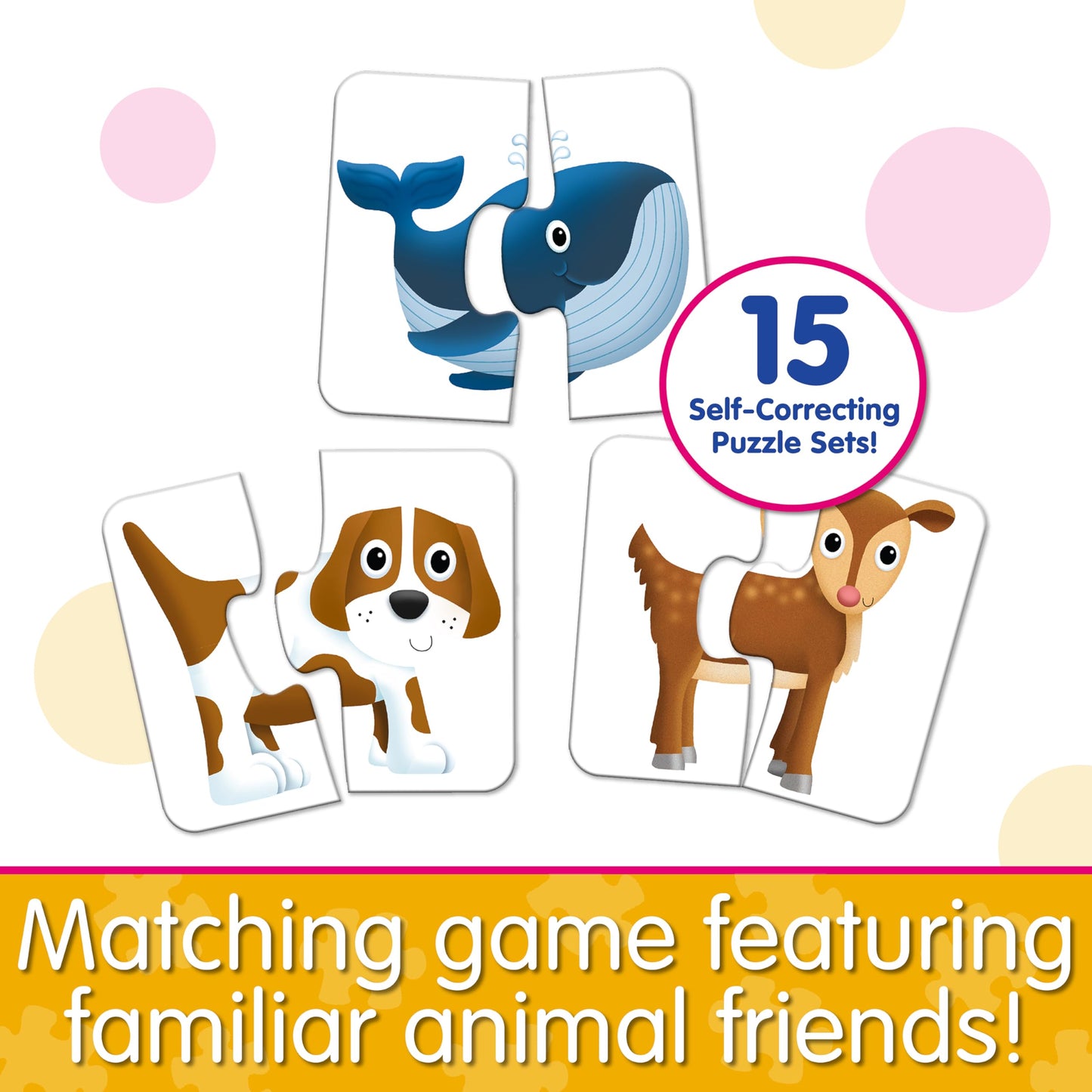 The Learning Journey: My First Match It! - Head and Tails - 15 Self-Correcting Animal Memory Matching Puzzles Games - Educational Activities