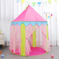 Kids Princess Tent & Lights, Children Play House Toy, 41" x 53", Pink
