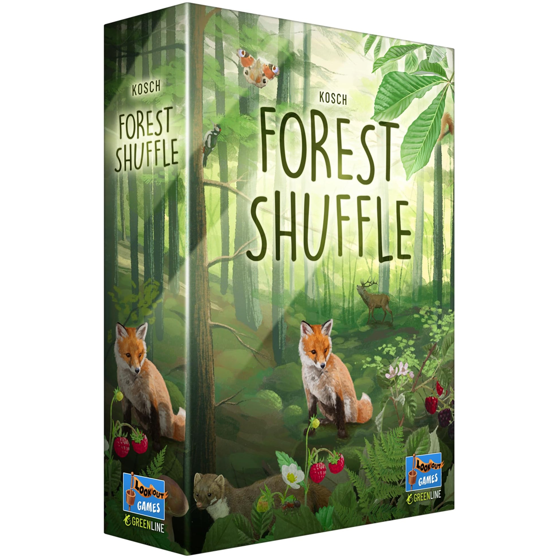 Lookout Games Forest Shuffle Card Game - Create an Ecological Paradise! Clever Strategy Game for Kids & Adults, Ages 10+, 2-5 Players, 60 Min