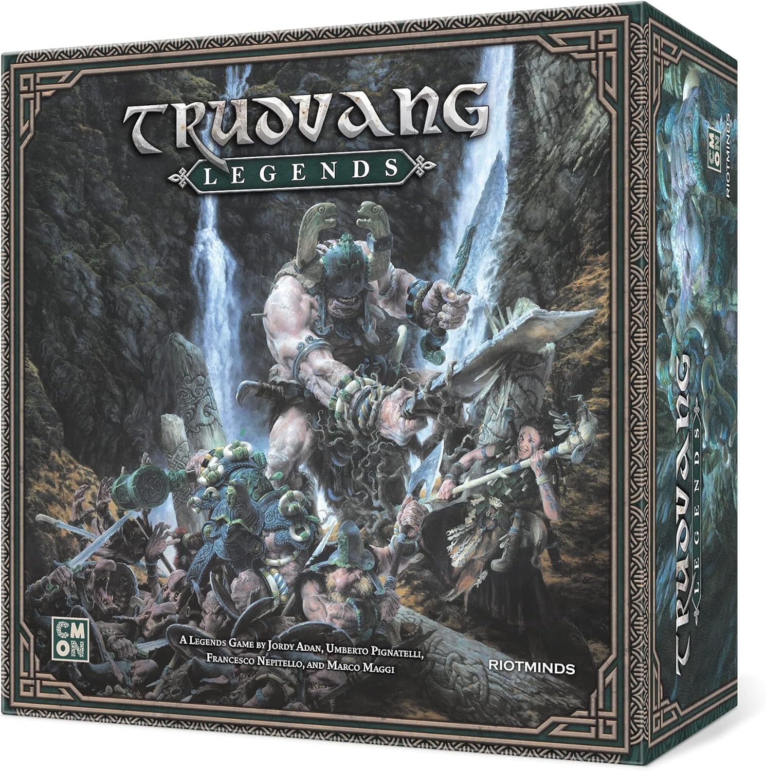 CMON Trudvang Legends Board Game | Tabletop Miniatures Strategy Game | Cooperative Fantasy Adventure Game for Adults and Teens | Ages 14+ | 1-4
