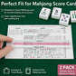 Mahjong Line Reader, Magnifying Ruler with Guiding Line, Clear Acrylic Mahjong Card Line Finder for American Mahjong Cards, Essential Mahjong