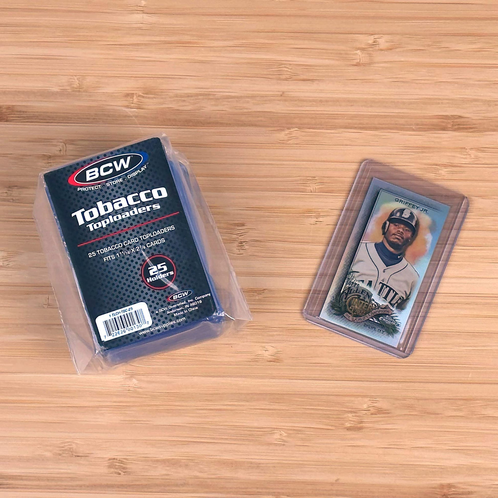BCW Tobacco Card Topload Holder - Pack of 25 | Mini Card Protector for Topps T205, T206, Allen & Ginter | Card Storage Supplies for Card Collectors |