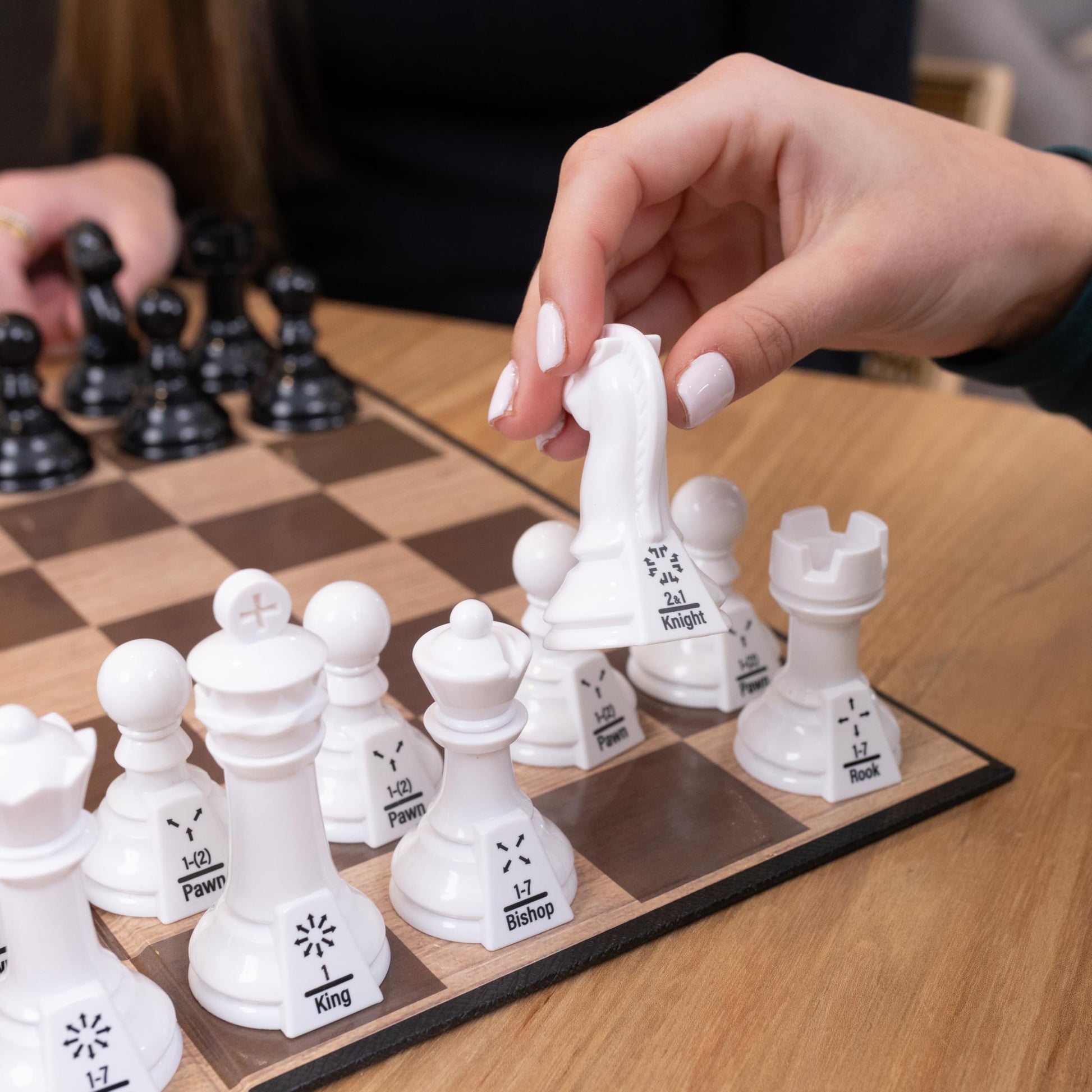 Elbow Room Games Chess Teacher Set - Educational Chess Board with Movement Indicators, Perfect for Beginners and All Skill Levels, Ideal for Family