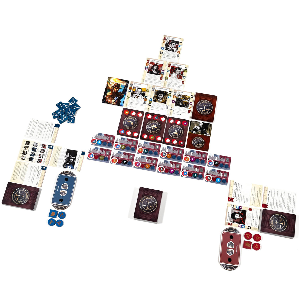 Rock Manor Games Lawyer Up Season 2 Card-Drafting Game, 1-2 Players
