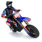 Pro-line Racing Hot Lap S3 Motorcycle Front Tire Mounted on Black Supermoto Wheel for Promoto-MX Front PRO1024410