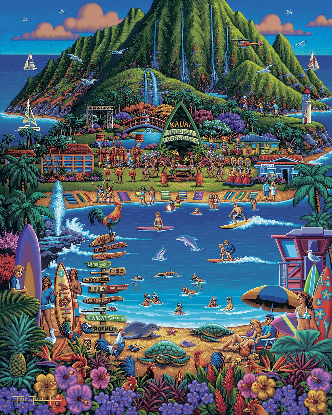 Dowdle Personal Puzzle - Kauai - 210 Piece
