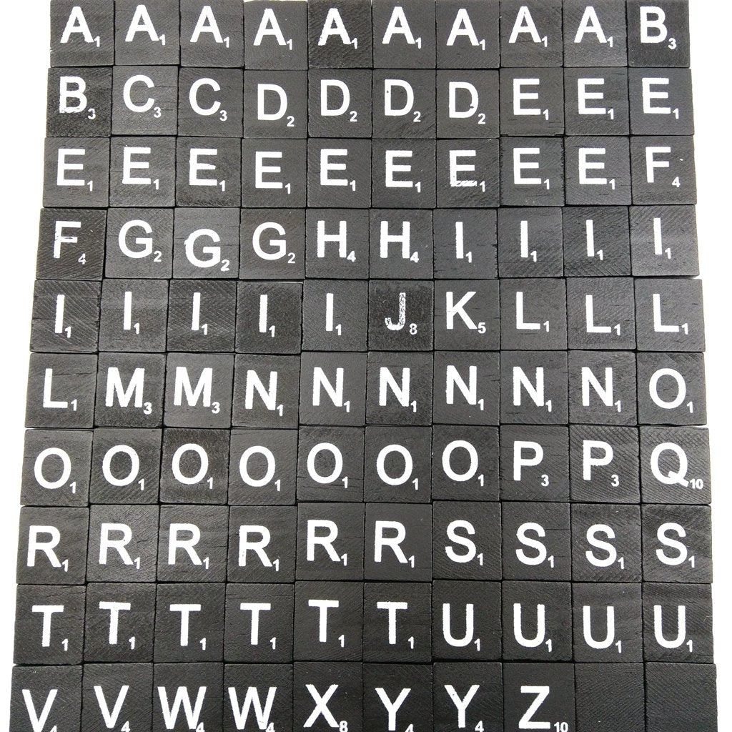 RWHXRWY 1000PCS Wooden Letter Tiles, A-Z Scrabble Letters for Crafts, Phonics, Spelling, Alphabet Tiles Crossword Game Replacement Pieces, Wall Decor