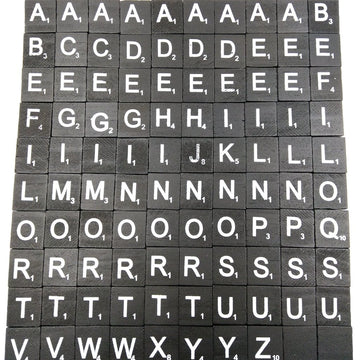 RWHXRWY 1000PCS Wooden Letter Tiles, A-Z Scrabble Letters for Crafts, Phonics, Spelling, Alphabet Tiles Crossword Game Replacement Pieces, Wall Decor