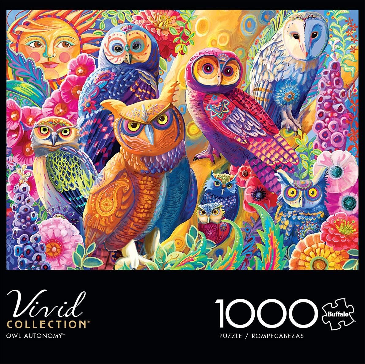 Buffalo Games - Laura Audi - Owl Autonomy - 1000 Piece Jigsaw Puzzle for Adults -Challenging Puzzle Perfect for Game Nights - Finished Size is 26.75 x