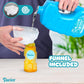 Darice 2 Pack 128oz Bubble Solution Refill for Bubble Machines & Blowers - Easter, Weddings, Birthdays, Outdoor - 4 Big Bubble Wands Included