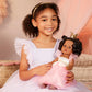 Baby born Princess Baby Doll Harper - Black Hair, Dark Brown Eyes: Realistic Features for Kids Ages 3 & Up, Rooted Hair, Eyes Open & Close